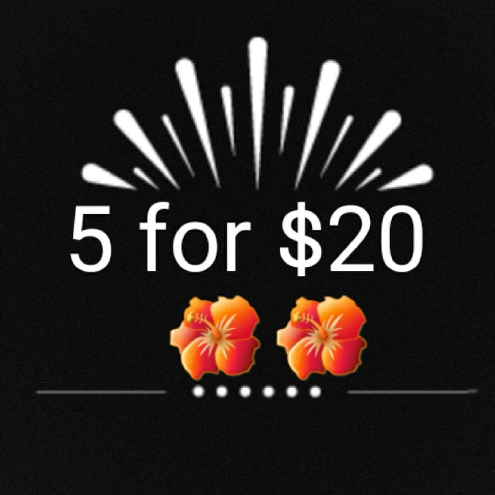 5 for $20 sale